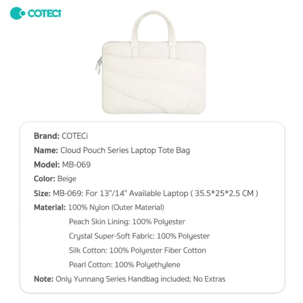 Torba za laptop Coteci MB-069 13-14 inch bez