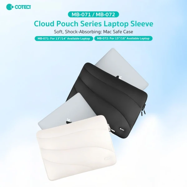 Torba za laptop Coteci MB-072 15-16 inch crna