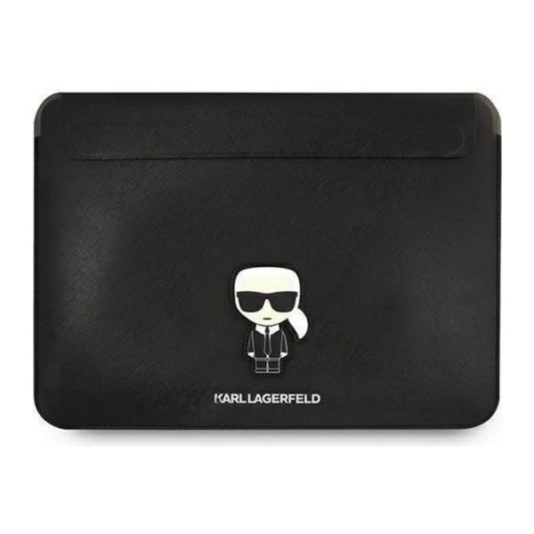 ''Torba za laptop Karl Lagerfeld Sleeve Saffiano Ikonik 16.'''' crna (KLCS16PISFBK)''