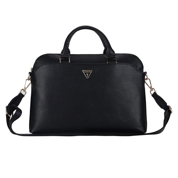 ''Torba za laptop Guess Bag Grained Triangle Logo 15'''' crna (GUCB15PGTSPSK)''