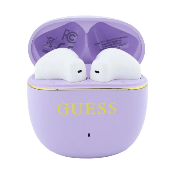 Bluetooth slusalice Guess TWS Glossy Gold Line Classic ljubiste (GUTWSG3HGECU)