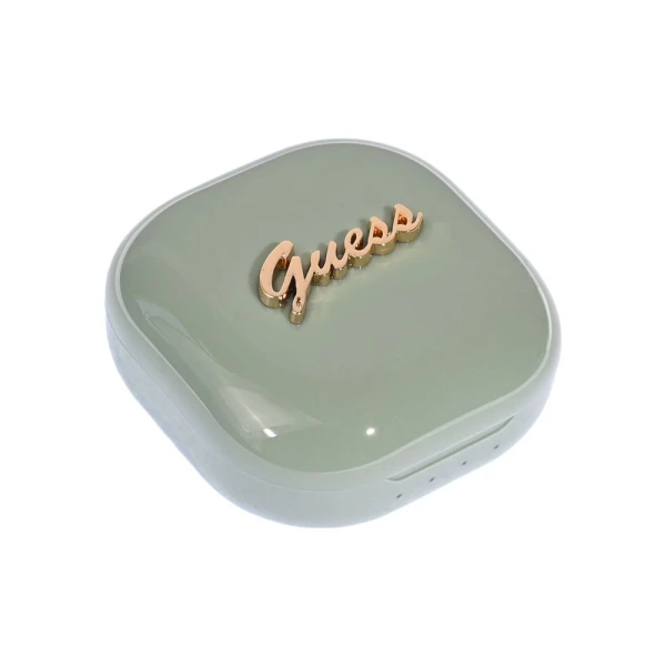 Bluetooth slusalice Guess Script Metal Logo zelene (GUTWSJ7BTE4GN)