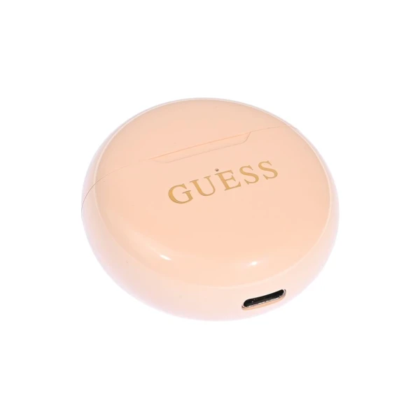 Bluetooth slusalice Guess TWS Small Round Gold Classic Logo print bez (GUTWSH1HGCDE)
