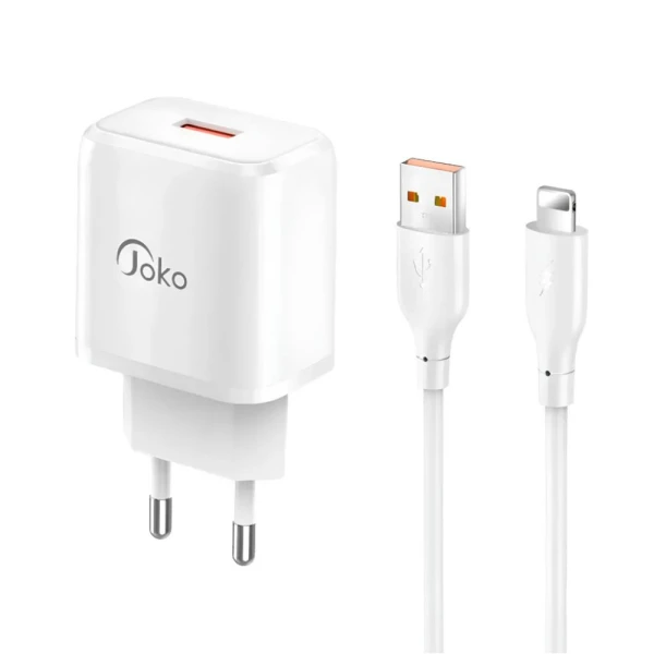 Kucni punjac KONFULON JK90+DC64 PD20W sa USB na iPhone lightning beli