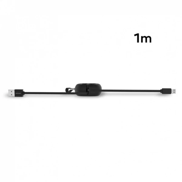 Data kabl KONFULON S79 privezak micro USB crni 1m
