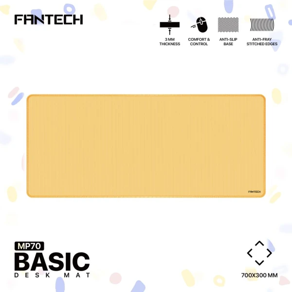 Podloga za mis Fantech MP70 Deskmat zuti