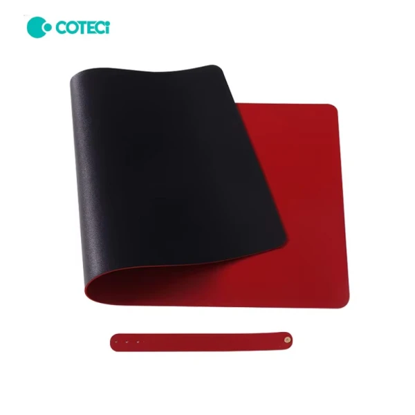 Podloga za mis Coteci L (40 x 80 cm) crno crvena