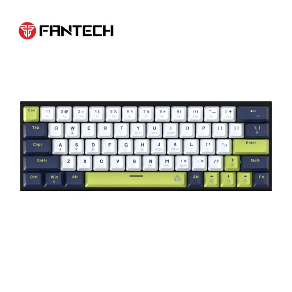 Tastatura Mehanicka Gaming Fantech MK874V2 RGB Atom 63 Mori bela (taro switch)