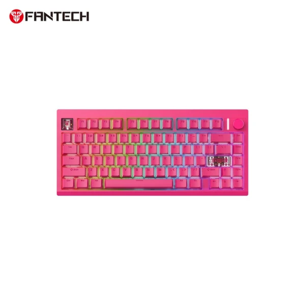 Tastatura Mehanicka Gaming Fantech MK921 Maxfit 8 Wireless pink (brown switch)