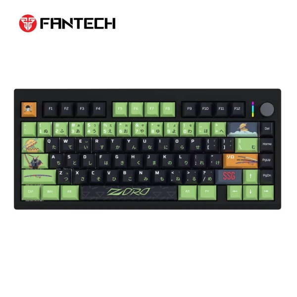 Tastatura Mehanicka Gaming Fantech MK921 Maxfit 8 Wireless ONE PIECE - ZORO (white switch)