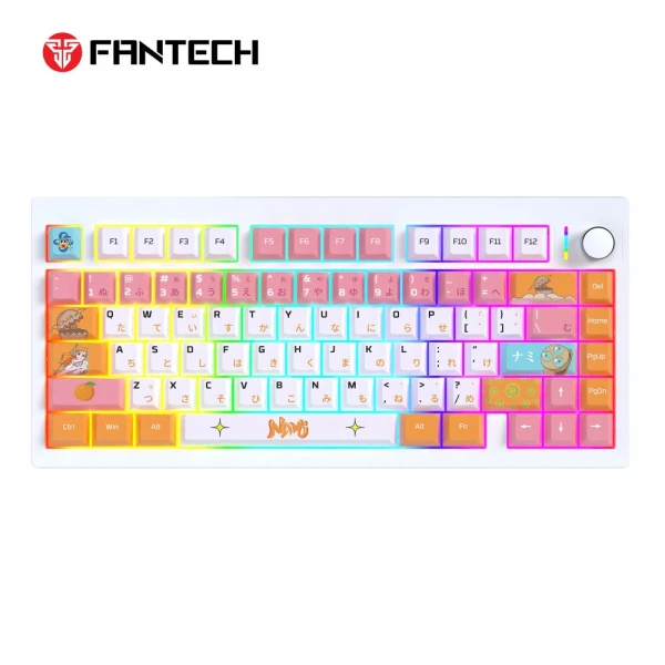 Tastatura Mehanicka Gaming Fantech MK921 Maxfit 8 Wireless ONE PIECE - NAMI (white switch)