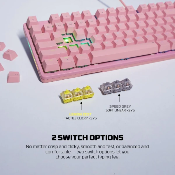 Tastatura Mehanicka Gaming Fantech MK894 RGB Maxpower II crna (yellow zest switch)