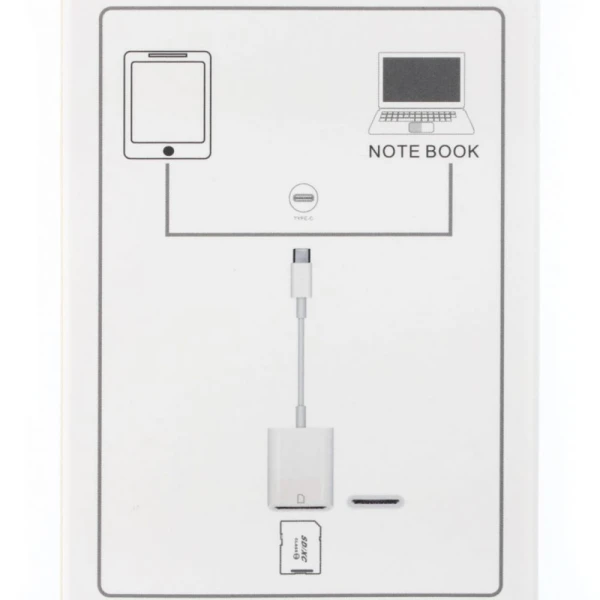 Adapter USB Type C na SD Card Camera Reader