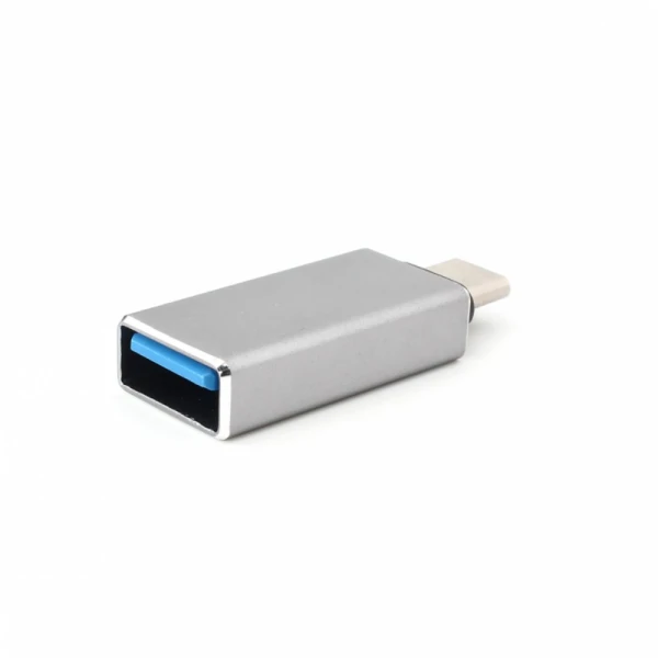 Adapter USB 3.0 Z na TYPE C M JWD-AD76 sivi