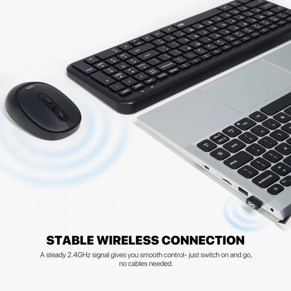 Combo mis tastatura wireless Fantech WK-901 GO crni
