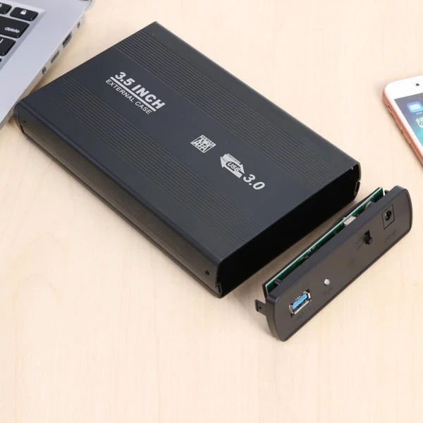 ''Eksterno kuciste za HDD 3.5'''' USB 3.0 crno''