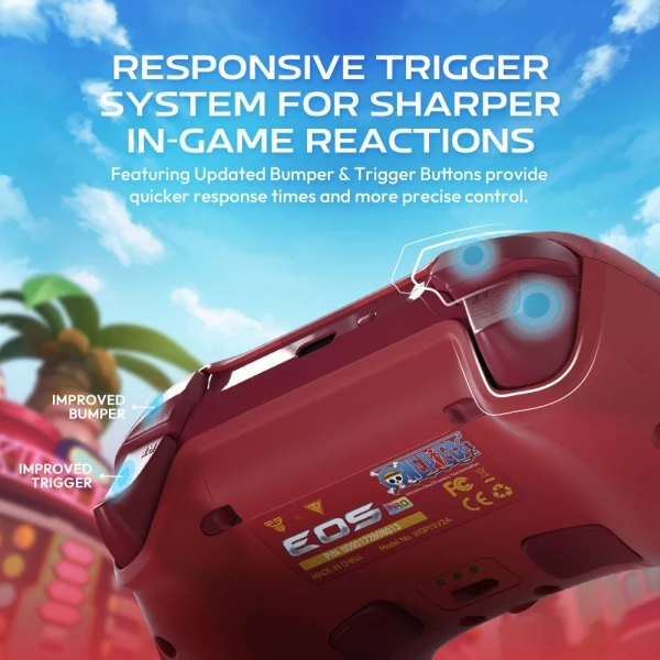 Joypad Wireless Fantech WGP15V2A OP EOS PRO II ONE PIECE - LUFFY