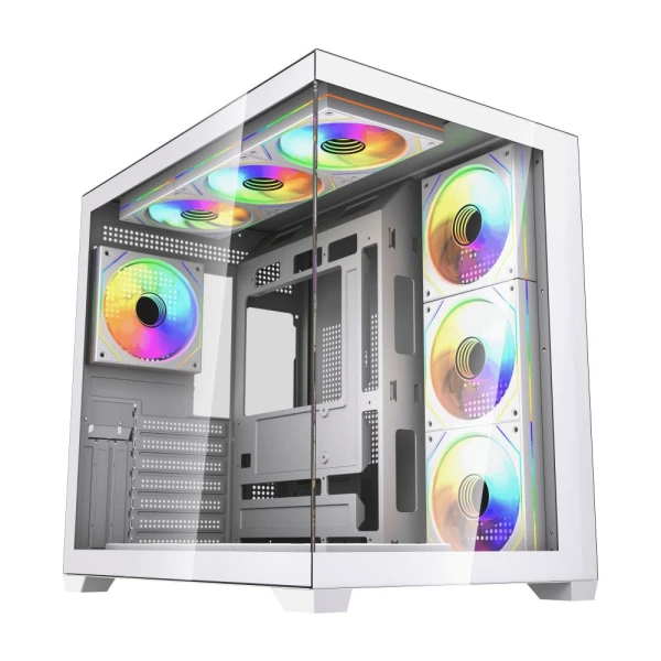 Kuciste Gaming Fantech CG85X Lumina belo