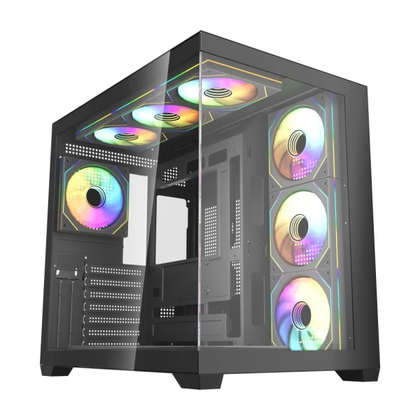 Kuciste Gaming Fantech CG85X Lumina crno