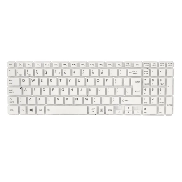 Tastatura za laptop Toshiba L50-B veliki enter bela
