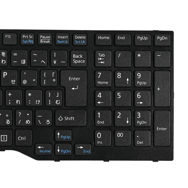 Tastatura za laptop Fujitsu AH544 AH564 AH574 AH53M AH42 AH555 srebrni frame sa misem