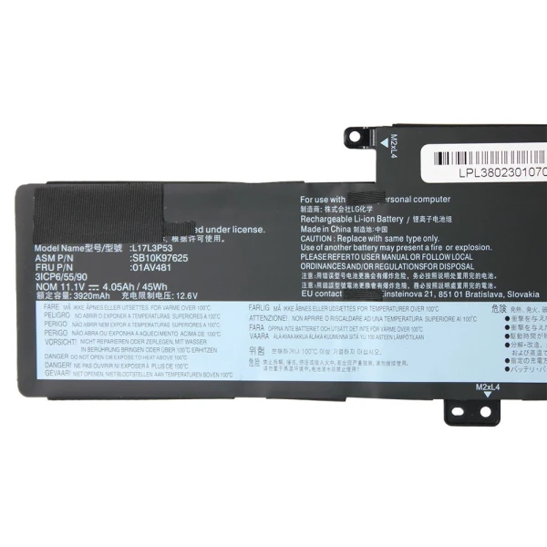 Baterija za laptop Lenovo L380 HQ2200