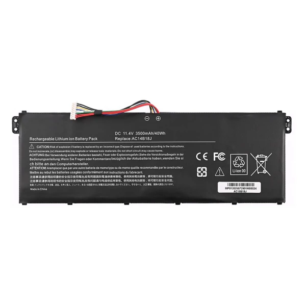 Baterija za laptop Acer ES1-533 11.4V 3500mAh AC14B18J HQ2200 B