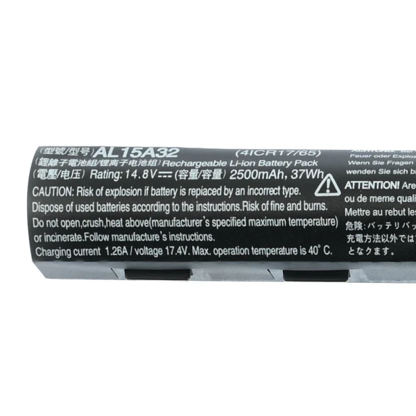 Baterija za laptop Acer E5 serije, Extensa 15 EX2520 AL15A32 HQ2200 B