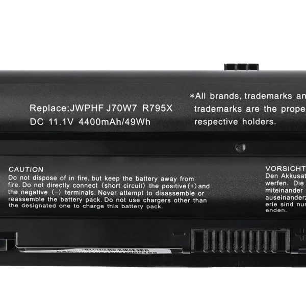 Baterija za laptop Dell XPS 14 15 17 L401X L501X L701X R795X 11.1V 4400mAh HQ2200 B