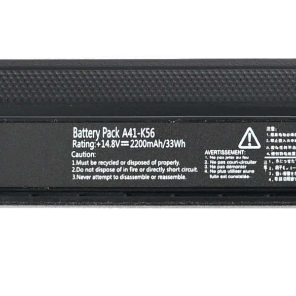 Baterija za laptop Asus A41-K56 14.8V 2200mAh HQ2200 B