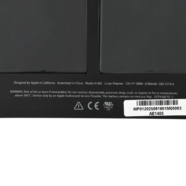 Baterija za laptop Apple Macbook Air 13in A1466 A1405 HQ2200 B