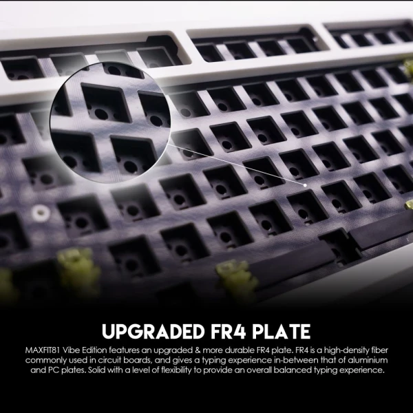 Tastatura Mehanicka Gaming Fantech MK910 RGB Vibe Maxfit 81 Royal Prince Wireless (Yellow switch)