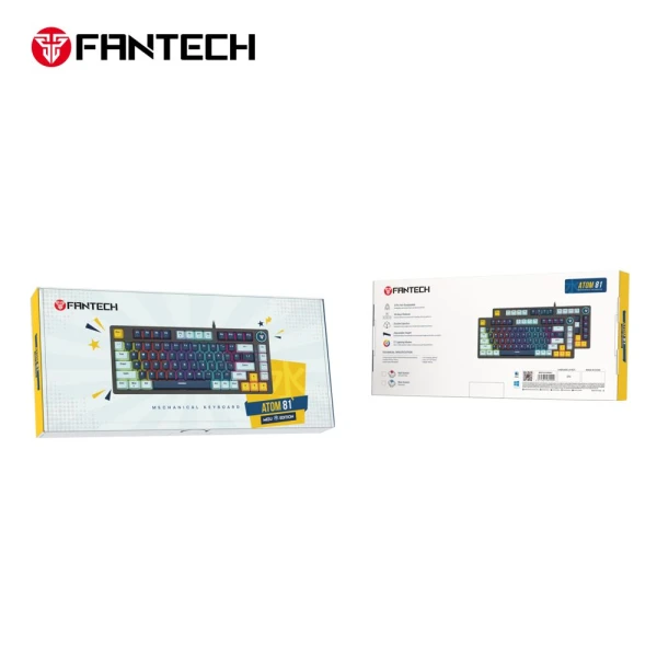 Tastatura Mehanicka Gaming Fantech MK875 RGB Atom 81 SkyBlue (Blue switch)