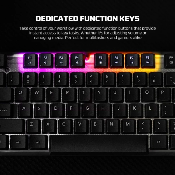 Tastatura Gaming Fantech K515S Shikari S crna