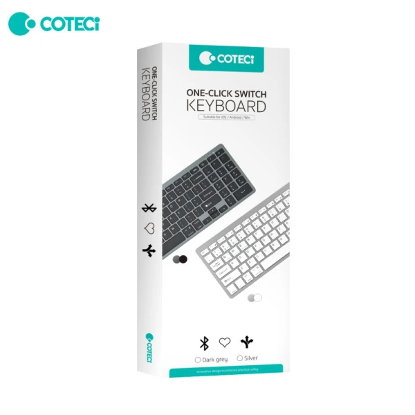 Tastatura Coteci 84007 siva
