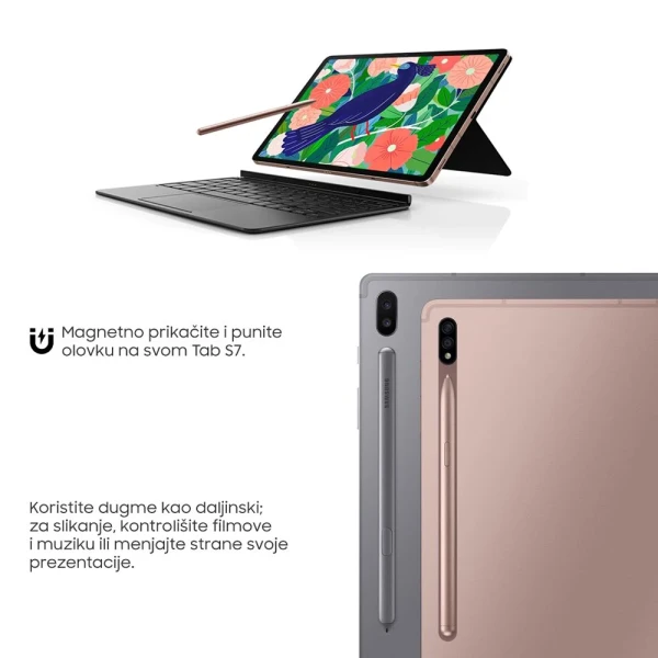 Olovka za touch screen za Samsung Tab S7 roze