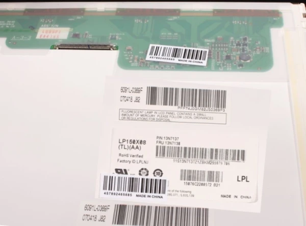 ''LCD Panel 15.0'''' (LP150X08) 1024x768 CCFL koriscen''