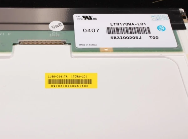 ''LCD Panel 17.0'''' (LTN170WA-L01) 1440x900 CCFL''