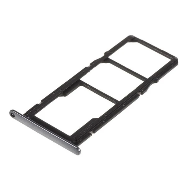 Drzac SIM+Micro SD kartice za Huawei Y6 2018 crni