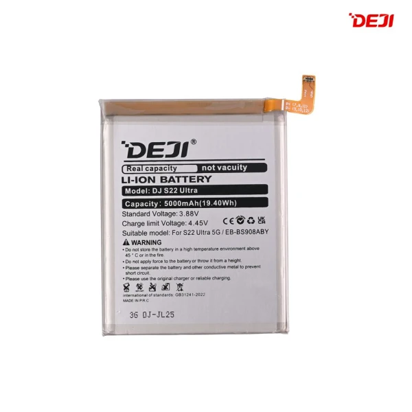 Baterija Deji za Samsung S908 Galaxy S22 ULTRA 5G(5000mAh)EB-BS908ABY