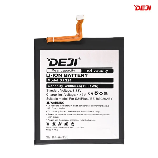 Baterija Deji za Samsung S926B Galaxy S24 Plus(4900mAh)EB-BS926ABY