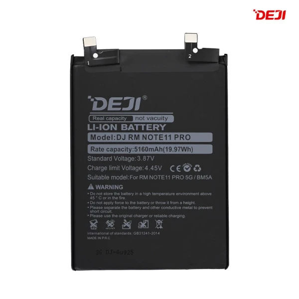 Baterija Deji za Xiaomi Redmi Note 11 Pro(5160mAh)BM5A