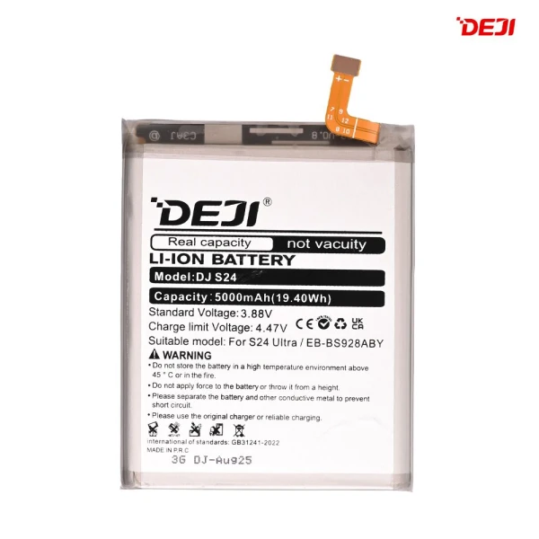 Baterija Deji za Samsung S928B Galaxy S24 Ultra(5000mAh)EB-BS928ABY