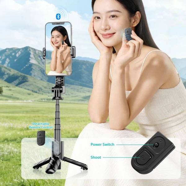 Selfie stick + tripod Coteci Mini BS-033 crni