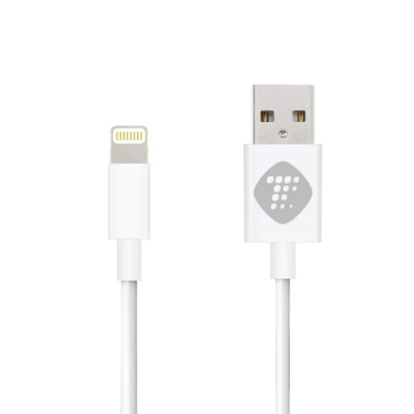 Data kabl Teracell Plus 2.4A za iPhone lightning beli 2m