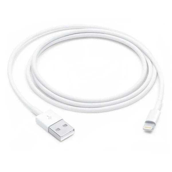 Data kabl L za iPhone 11-14 USB na Lightning beli 1m