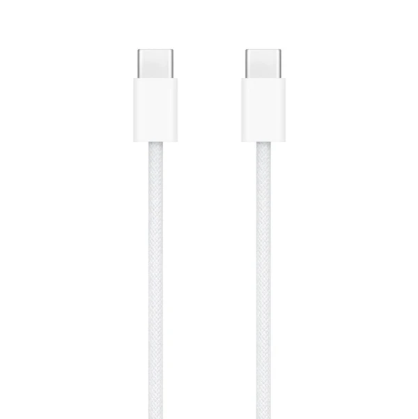 Data kabl L za iPhone 15-17 60W Type C na Type C beli 1m