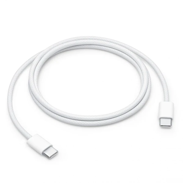 Data kabl L za iPhone 15-17 60W Type C na Type C beli 1m