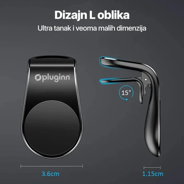Drzac za mobilni telefon Pluginn PI-01 magnetic vent