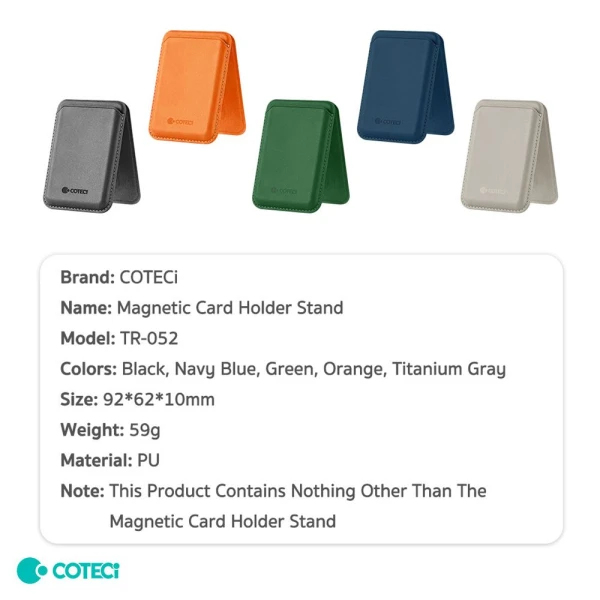 Drzac za kartice Coteci TR-052 2u1 tamno plavi